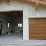 Serranda garage avvolgibile vista esterna